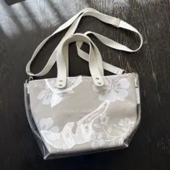 DEAN & DELUCA フラワープリント ショルダーバッグ