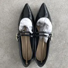 【新品】トライベッカ　エナメル　ポインテッドトゥ パンプス 39 （25cm）