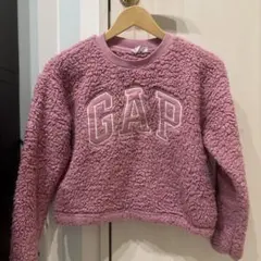 GAP キッズ ボアトレーナー ピンク