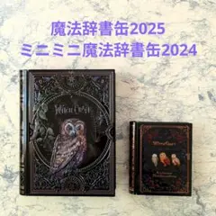 KALDI 魔法辞書クッキー缶2025 ミニミニ魔法辞書缶2024 ハロウィン