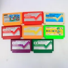 スーパーマリオ ドンキーコング ポパイの英語あそびなどファミコンソフト8点