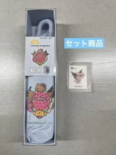 韓国限定 オリーブヤング UVカット 日傘 サンリオ 日焼けマスコット＋シール付のサムネイル