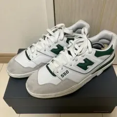 New Balance BB550 WT1 ホワイト/グリーン スニーカー