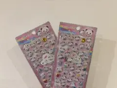 シール　2点セット　ジュエルプチドロップシール　もちもちぱんだ