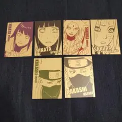 NARUTO　黄金カードコレクション　カカシ　サクラ　ヒナタ