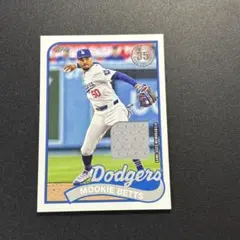 Mookie Betts 2024 Topps 35周年 レリック MLBカード
