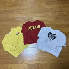 BREEZE カレッジ スウェットシャツ 100 3着