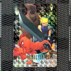 상태좋음 ファイナルファンタジーVII カード クラウド＆バレット＆レッドXIII