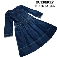 新品同様◆ BURBERRY BLUE LABEL◆希少 デニム　ワンピース