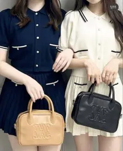 新品タグ付き★INGNI白襟付ニットカーディガンニットミニスカパンセットアップ