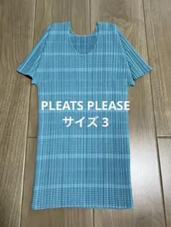 PLEATS PLEASE プリーツプリーズ ノースリーブ トップス ドット柄