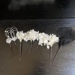 ハンドメイド⭐︎フラワー水引リボン髪飾り　成人式　前撮り　卒業式