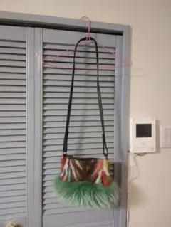 レア★leur logetteルールロジェッタ★ファーポシェットバッグ鞄ミンク