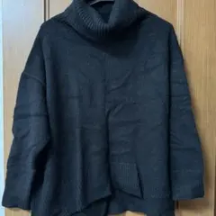 GLOBAL WORK タートルネック ハイネック ニット セーター