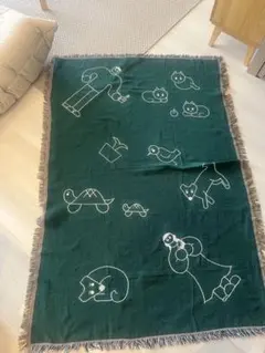 新品＊ unico KINISH キニッシュ ブランケット　送料込 未使用】【美品】unico キニッシュ 子猫 ブランケット マルチカバー