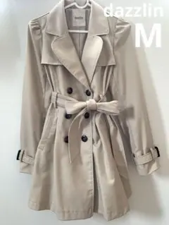 dazzlin ダズリン アウター トレンチコート フレア ベージュ M