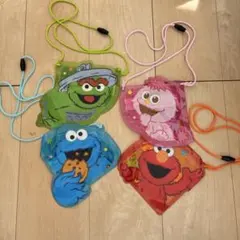 非売品　セサミストリート バッグ・ポーチ 4種セット