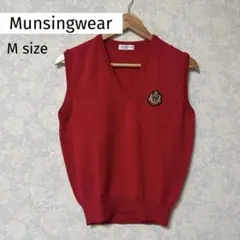 Munsingwear ゴルフ　ベスト　 レッド Mサイズのサムネイル