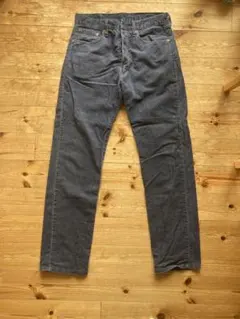 Levi's 551 ブルー コーデュロイパンツ