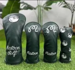 【即発送】マルボンゴルフ Malbon ヘッドカバー 4個セット マルボン