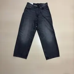 H&M バギーデニム 29/30 ダークグレー