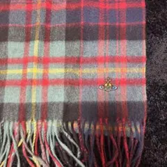 Vivienne Westwood カシミヤ　チェックマフラー