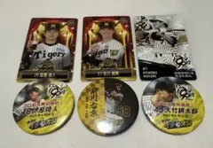 阪神タイガース イチオシ 缶バッジ 選手カードのサムネイル