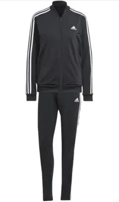 adidas ジャージ 上下セット エッセンシャルズ 3ストライプス レディース
