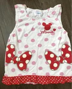 ミニーマウス ミニーちゃん ノースリーブトップス80