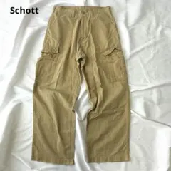 Schott カーゴパンツ ベージュ L コットンのサムネイル