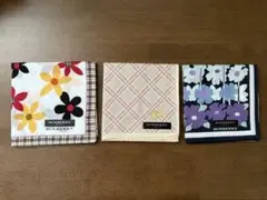 BURBERRY ハンカチ 3枚セット