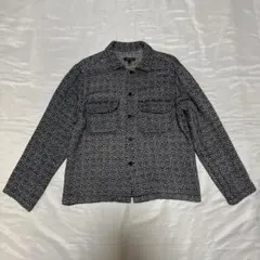 evan kinori Mサイズ ジャガード 日本未発売チェック柄シャツのサムネイル