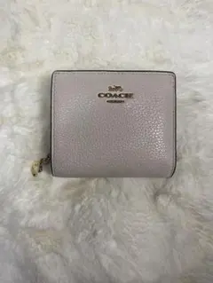 COACH 二つ折り財布 ホワイト　美品
