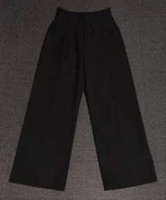 ムルーア ハイウエストワイドパンツ スラックス