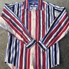 TOMMY HILFIGER ストライプ長袖シャツ
