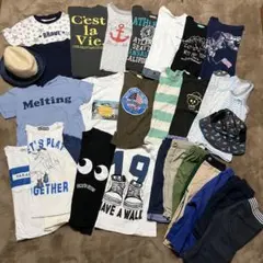 男児 男の子 まとめ売り 夏服 120サイズ 130サイズ 帽子入り 29点