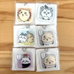 ちいかわ キーホルダー　うさぎ ハチワレ ラッコ モモンガ あのこ 6点セット