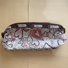 lesportsac レスポートサック ポーチ ハート柄 ベージュ