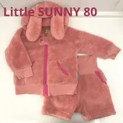 うさぎパーカー　75 80 セット　モコモコ　なりきり　かわいい　冬　耳つき