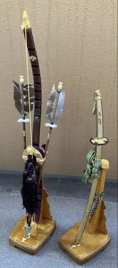 端午の節句 :御弓太刀　アンティーク:骨董品:五月人形:一成作:極上No.18