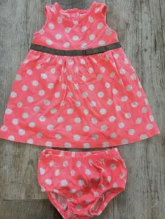 12ヶ月 Carters ベビー ワンピース パンツ付のサムネイル