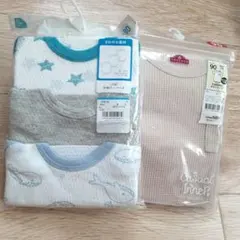 半袖シャツ　半袖ロンパース　肌着　下着　新品未開封　80サイズ　90サイズ