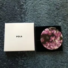 新品⭐︎POLA BA 花柄ミラー ベロアケース付き