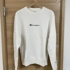 Champion アイボリー クルーネック トレーナー