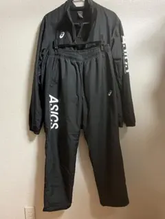 ASICS ジャケットとパンツのセット ブラック　裏起毛ありサイズM値引き相談可