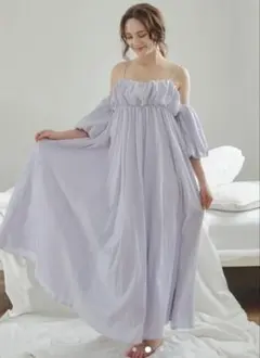2way shirring puff sleeve dress ノートルエモア - メルカリ