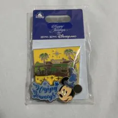 香港ディズニーランド ミッキー ピンバッジ