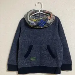 kladskap ハイネック トレーナー ネイビー 110 サンプル