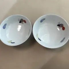 石木文さん 小皿 2枚セット 鳥 蝶 花 モチーフ 陶器 - メルカリ