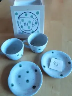 いろは 水玉模様 カップ・ソーサーセット